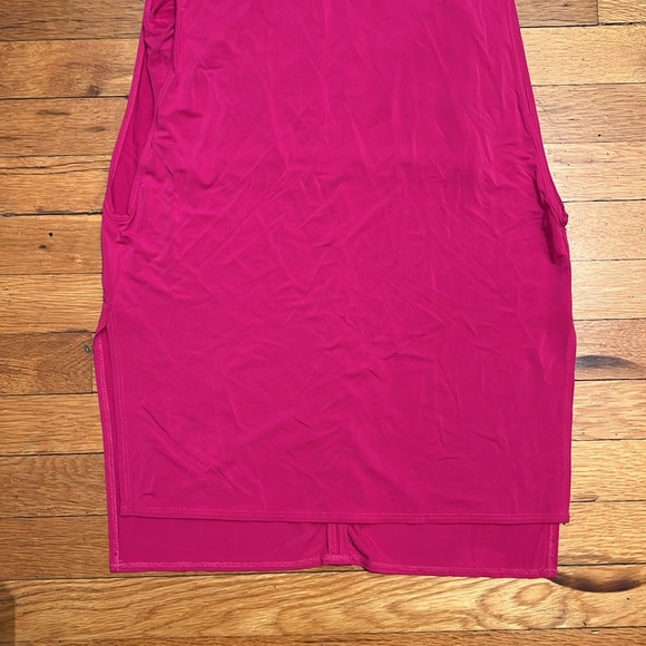 Helmut Lang Faint Jersey Sleeveless Keyhole Tunic, size Petite - Picture 4 of 12